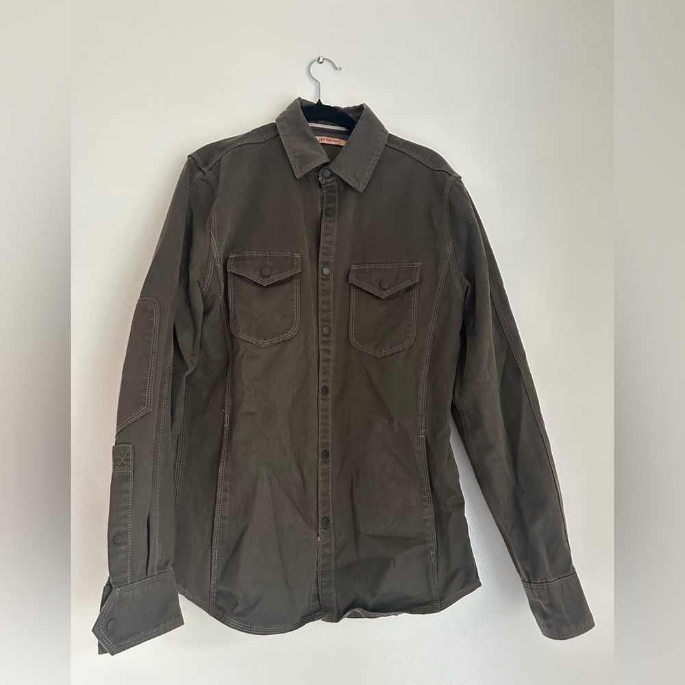 Olive Button-Up Shirt